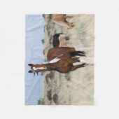 Wilde Pferde, Steens Mountains Fleecedecke (Vorderseite)