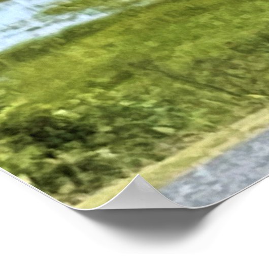 Wilde Pferde von Assateague Poster (Ecke)