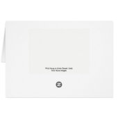 WILDE PFERDE VON HERDE NOTECARD UTAHS ONAQUI (Rückseite Horizontal)