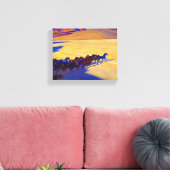 Wilde Pferde von Nevada, 1927 von Maynard Dixon Leinwanddruck (Insitu (Wohnzimmer))