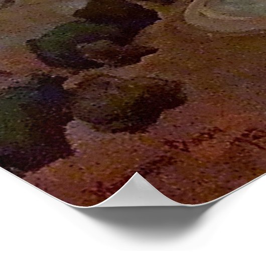 "Wilde Pferde von Nevada" von Maynard Dixon Poster (Ecke)