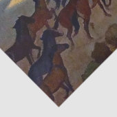 "Wilde Pferde von Nevada" von Maynard Dixon Seidenpapier (Ausschnitt)