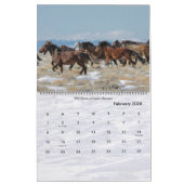 Wilde Pferde von Wyoming Kalender (Feb 2026)