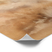 Wilde Pferde, Watercolor Art Poster (Ecke)