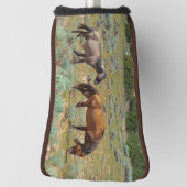Wilde Pferde weiden Golf Headcover (Rotieren 90)