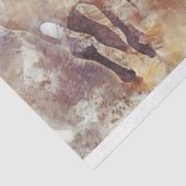 Wilde Pferde Western Entdeckungsreise zur Alp Pior Seidenpapier (Ausschnitt)