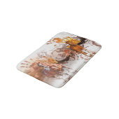 Wilde Pferde WILD HANDS Badematte (Schrägansicht)