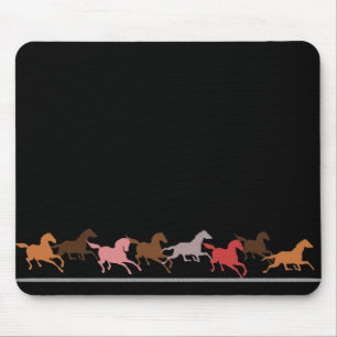 Wilde Pferdelaufen Mousepad
