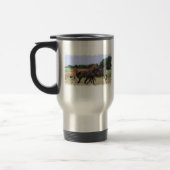 Wilde Pferderostfreie Reise-Tasse Reisebecher (Links)