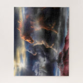 Wilde Pferdespirsche laufen bis MORGEN Puzzle (Vertikal)