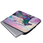 Wilde Pferdespirsche: WIR SIND DAS LAND Laptopschutzhülle (Vorne Knopf)