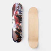 Wilde PferdeWestern-Freiheit Skateboard (Vorderseite)