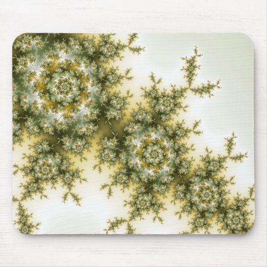 Wilde Pflanze - Mandelbrot Fraktal Art Mousepad (Vorne)