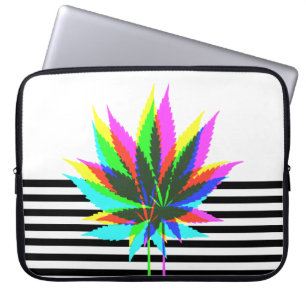 Wilde Pflanze - Neonfarben + Ihre Ideen Laptopschutzhülle