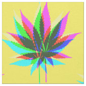 Wilde Pflanze - Neonfarben + Ihre Ideen Stoff (Nahaufnahme)