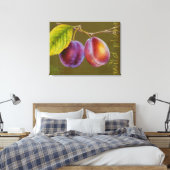 Wilde Pflaume - Prunus domestica Leinwand art (oli (Insitu (Schlafzimmer))