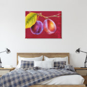 Wilde Pflaume - Prunus domestica Leinwand art (rei (Insitu (Schlafzimmer))