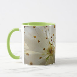 Wilde Pflaumenblüten Impressionist Botanischer Kun Kaffeetasse