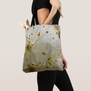Wilde Pflaumenblüten Impressionistische Kunst Tasche