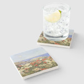 Wilde Pflücke auf den Inseln der Schuppen Steinuntersetzer (Seitenansicht)