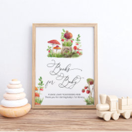 Wilde Pilzbücher für Babyposter Poster