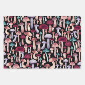 Wilde Pilze Aquarellbilder Geschenkpapier Set (Vorderseite 2)