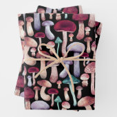 Wilde Pilze Aquarellbilder Geschenkpapier Set (Beispiel)