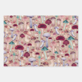 Wilde Pilze Aquarellbilder  Geschenkpapier Set (Vorderseite 2)