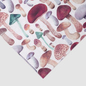 Wilde Pilze Aquarellbilder Seidenpapier (Detail)