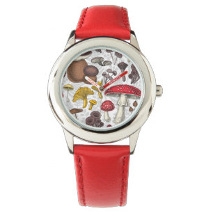 Wilde Pilze Armbanduhr