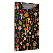 Wilde Pilze auf schwarz Klemmbrett (Rechts)