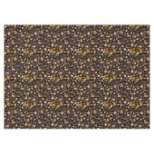 Wilde Pilze auf schwarz Tischdecke (Vorderseite (Horizontal))