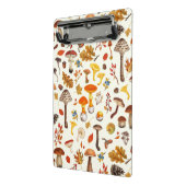 Wilde Pilze auf weißem Boden Mini Klemmbrett (Gewinkelt2)