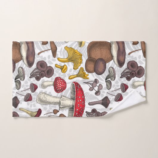 Wilde Pilze Badhandtuch Set (Handtuch)