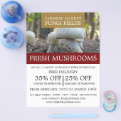 Wilde Pilze, Bauer-Werbung im Pilz Flyer (Einzeln)