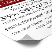 Wilde Pilze, Bauer-Werbung im Pilz Poster (Ecke)