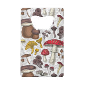 Wilde Pilze Geldbeutel Flaschenöffner (Rückseite)