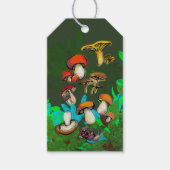 Wilde Pilze Geschenkanhänger (Vorderseite)