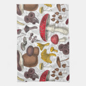 Wilde Pilze Geschirrtuch (Vertikal)