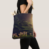 Wilde Pilze im Wald Tasche (Von Nahem)