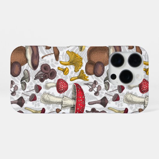 Wilde Pilze iPhone Hülle (Rückseite (Horizontal))