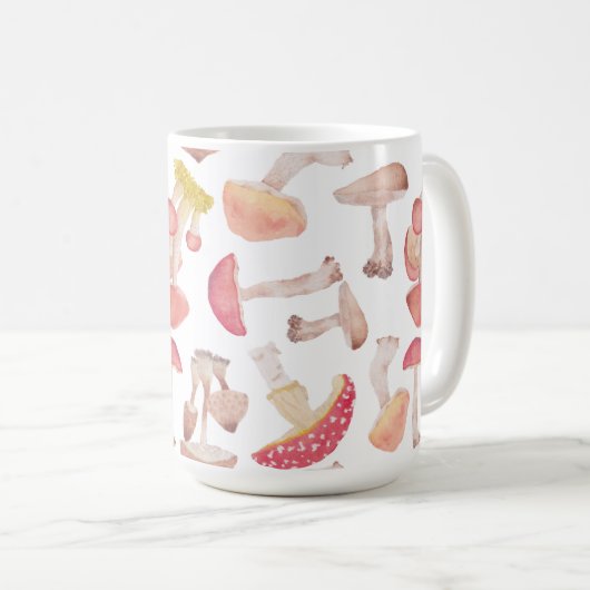 Wilde Pilze Kaffeetasse (VorderseiteRechts)