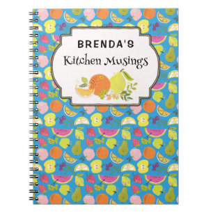 Wilde Pilze Muster angepasstes Notebook Notizblock
