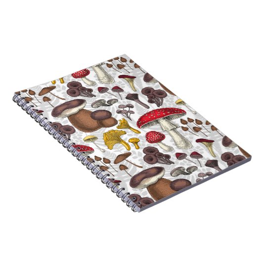 Wilde Pilze Notizblock (Rechte Seite)