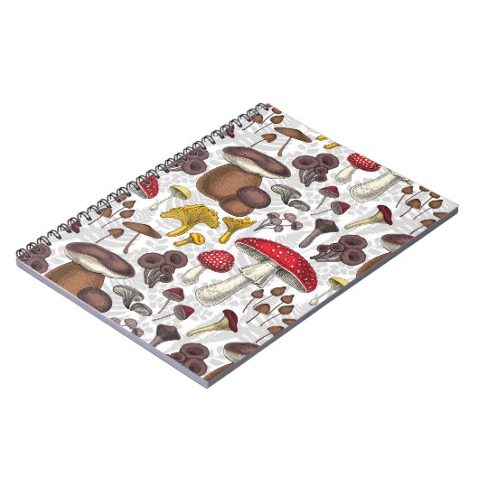 Wilde Pilze Notizblock (Linke Seite)