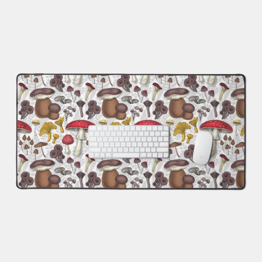 Wilde Pilze Schreibtischunterlage (Tastatur & Maus)