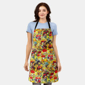 Wilde Pilze Schürze (Getragen)