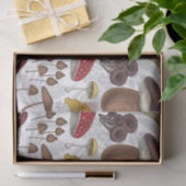 Wilde Pilze Seidenpapier (Geschenk)