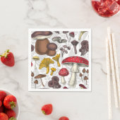 Wilde Pilze Serviette (Beispiel)