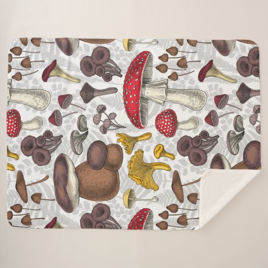 Wilde Pilze Sherpadecke (Vorderseite (Horizontal))